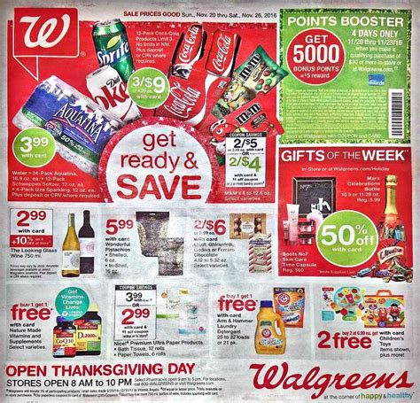 walgreens thanksgiving